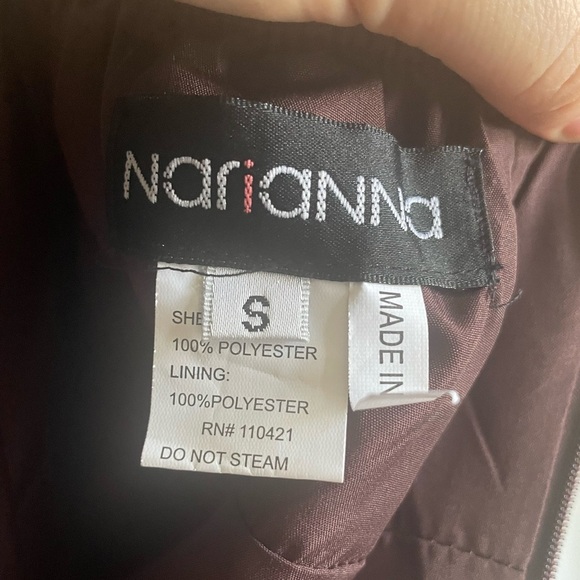 Narianna Strapless Pleated Sweetheart Neckline A-Line Short Dress. New With Tags - Picture 6 of 10